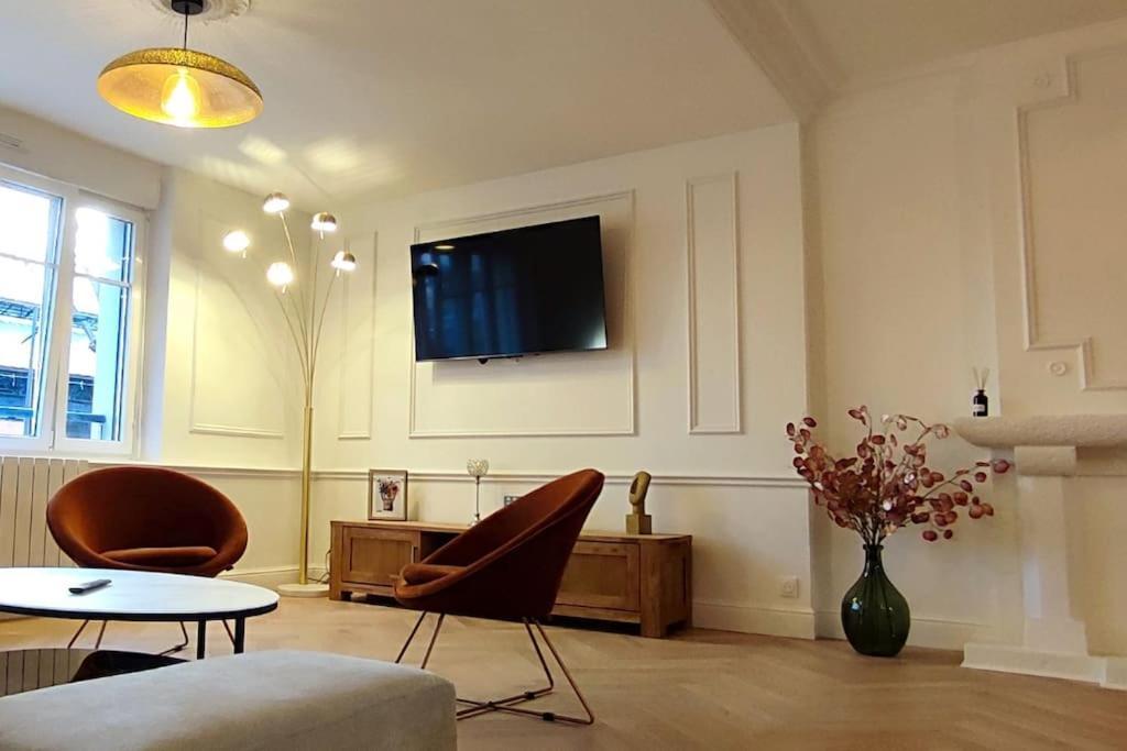 Le Paris-Brest - Faites Une Pause Sur Votre Trajet Apartment แซงต์-บรีเออ ภายนอก รูปภาพ